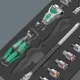 Wera 9720 A Zyklop 1 sprūdrata un muciņu komplekts putu ieliktnī, 1/4\", 37 gab.