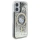 Hello Kitty iPhone 16 vāciņš Liquid Glitter Fever MagSafe, zelta