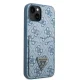 Apple iPhone 13 mini 5.4\'\' Guess 4G Triangle Logo Cardslot Case Cover, Blue | Telefona Maciņš Vāks Apvalks Bampers