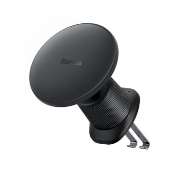 Baseus CW01 automašīnas turētājs ar 15W bezvadu lādētāju iPhone viedtālruņiem, melns