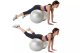 Fitnesa Vingrošanas Dubultā Bumba - Zils, 50 cm | Exercise Fitness Gym Peanut Ball