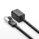 Ugreen NW112 11283 tīkla Ethernet kabelis RJ45 (sieviešu) - (vīriešu) F/UTP Cat. 6 1 Gbps 5m melns | Network Cable...
