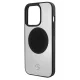 Apple iPhone 15 Pro Max 6.7\" Mercedes Leather&Alu MagSafe Case Cover, Silver