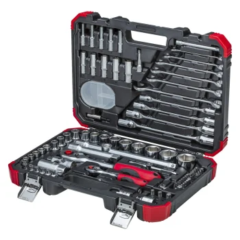 GEDORE red Socket Set 1/4" + 1/2", 92-piece