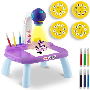 Ricokids 773700 zīmēšanas projektors bērniem, violets