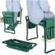 Stool Folding Chair Stand Kneeling for Garden 41x15cm, Green | Folding Anti-slip Step Tool