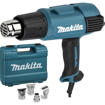 Строительный фен Makita HG6031VK 1800 Вт с насадками и кейсом