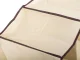 Hanging Closet Organizer with 3 Shelves, 60cm, Beige