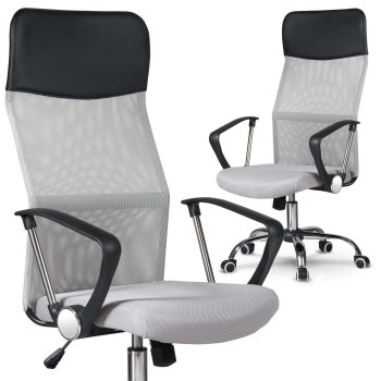 Sofotel Sydney Micro-Mesh Office Chair, Light Grey