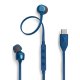 Внутриканальные наушники JBL Tune 310C с USB‑C, синие