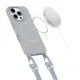 Tech-Protect MagNecklace MagSafe Case for iPhone 16 Pro with Lanyard, Gray
