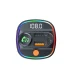 Bluetooth FM Transmitter for Car, Devia 30W PD USB-C & Dual USB Car Charger Adapter, black