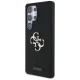 Guess Silicone Big 4G Logo Bottom Script vāciņš Samsung Galaxy S25 Ultra, melns