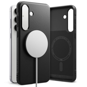 Ringke Onyx Magnetic MagSafe vāciņš Samsung Galaxy S25 FE – Melns | Phone Case Cover