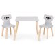 Ecotoys 6163 bērnu mēbeļu komplekts: galds un 2 krēsli Koala