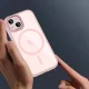 Tech-Protect iPhone 15 Case MagMat MagSafe, Clear Pink