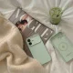 Чехол Tech-Protect Silicone MagSafe для iPhone 17 - Зеленый
