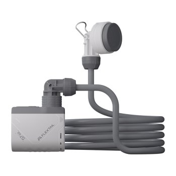 Flextail Tiny Shower-W Portable Shower with Pump, White