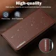 Samsung Galaxy A55 ( SM-A556B/DS ) LC.IMEEKE PU Leather Wallet Protective Book Case Cover, Brown | Чехол для...