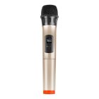 Bezvadu dinamiskais mikrofons UHF PULUZ PU628J 3,5 mm (zelta) | Wireless dynamic microphone 3.5mm (gold)