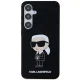 Karl Lagerfeld Samsung Galaxy S24+ vāciņš Silicone Ikonik, melns