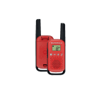 Motorola Talkabout Walkie Talkie T42 Twin-Pack, Red | Rācija 2x Komplekts