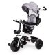 Ecotoys JM-322 GREY Tricycle with 360° Swivel Seat and Canopy, Grey