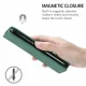 Google Pixel 6a Vintage Leather Skin-Touch Magnetic Case Book Cover, Green | Telefona Vāciņš Maciņš Apvalks...