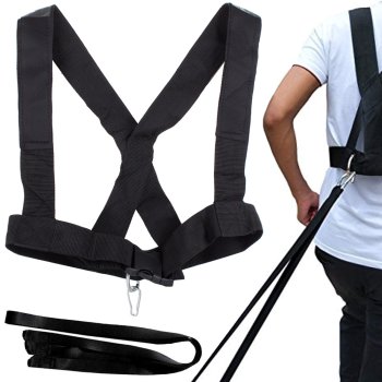 Trenažieris, fitnesa jostas, siksnas spēka un ātruma treniņiem | Fitness Sled Harness