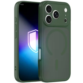 Чехол 3mk Misty MagCase для iPhone 17 Pro Max зеленый