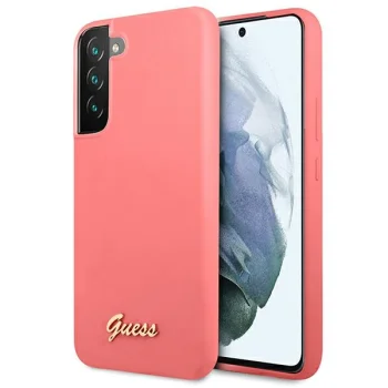 Силиконовый чехол Guess GUHCS22MLSLMGFU для Galaxy S22+ S906, фуксия