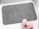Грязезащитный впитывающий придверный коврик Clean Step, серый