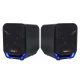 Компьютерные колонки 2.0 Audiocore AC865 B 6W USB 3.5 мм с LED, черные