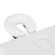 Balance Lux Portable Massage Table Wooden 2 Section Folding Bed 190x70, white
