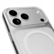 Puro iPhone 17 Pro Case Lite Mag, Transparent with White Ring