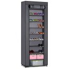 Massido tekstila apavu skapis, Grafīts | Textile Shoe Cabinet