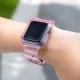 Strap Light Set silikona siksniņa ar ietvaru Apple Watch 38mm Sarkana