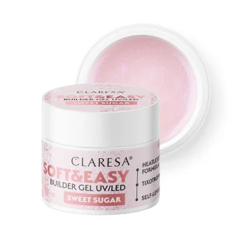 Конструирующий гель для ногтей Claresa Soft&Easy Sweet Sugar, 12 г