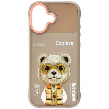 Чехол Nimmy Cool&Cute 2.0 Bear для iPhone 17 Бежевый