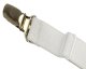 Adjustable Bed Sheet Fasteners with Clips 2 pcs White