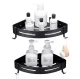 Vannas istabas sienas stūra plaukts, 2 gab. | Bathroom Corner Shelf