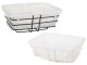 Kitchen and Bathroom Basket Shelf Organaizer, Different colours