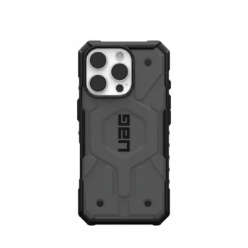 Чехол UAG Pathfinder Magsafe для iPhone 16 Pro - серебристый