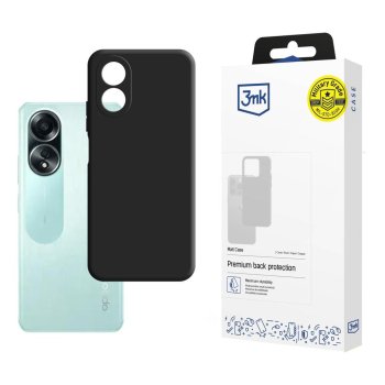 Чехол 3mk Matt Case для Oppo A58 4G Черный