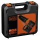 Akumulatora triecienurbjmašīna-skrūvgriezis Black & Decker BDCHD18KB-QW, 18V, 2x 1,5Ah