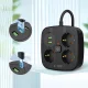 Сетевой удлинитель Tech-Protect PCS3X4, 3 розетки, 2xUSB-A, 2xUSB-C 200 см, черный