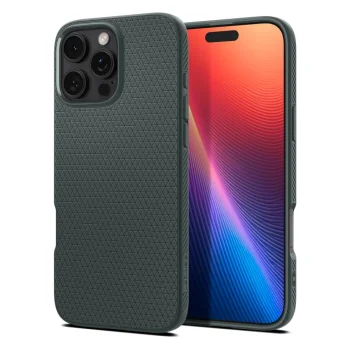 Apple iPhone 16 Pro 6.3'' Spigen Liquid Air TPU Case Cover, Green | Telefona Vāks Maks Apvalks Bampers