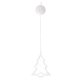 Wall Window LED Light Luminous Christmas Decoration \"Christmas tree\", 20x16cm
