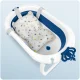 Ricokids 728600 saliekama bērnu vanniņa ar ieliktni, balta/zila