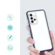 Hybrid Armor Clear 3 in 1 vāciņš Samsung Galaxy A73, zils
